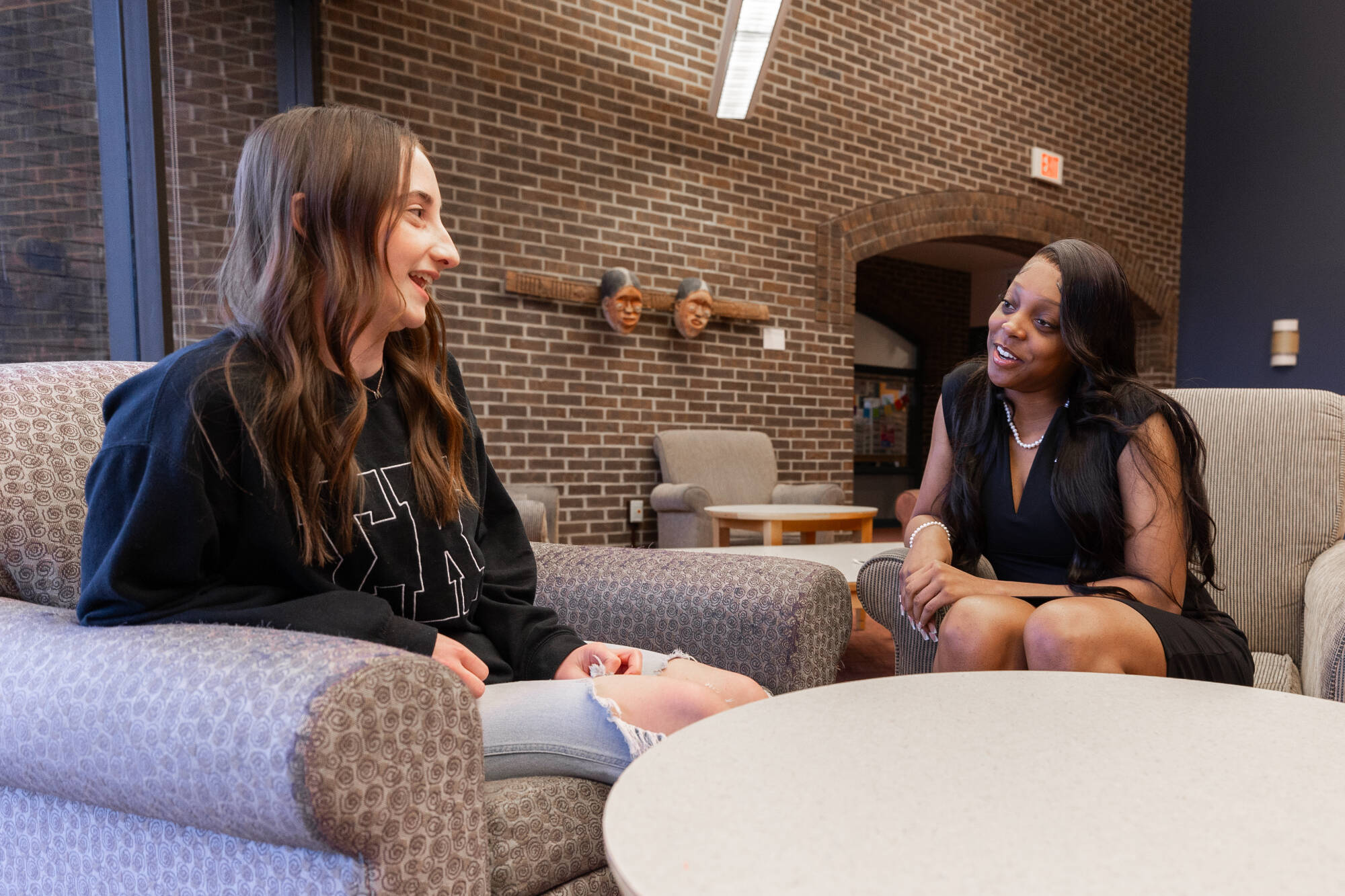 Student leaders talking